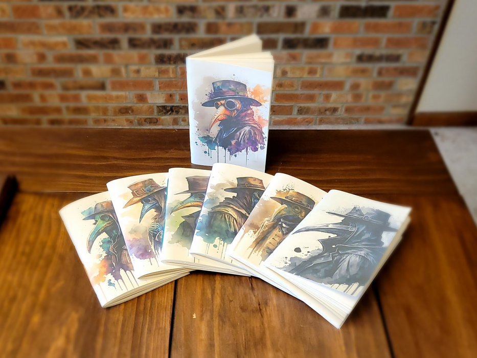 Plague Doctor Soft Cover Mixed Media Sketchbook