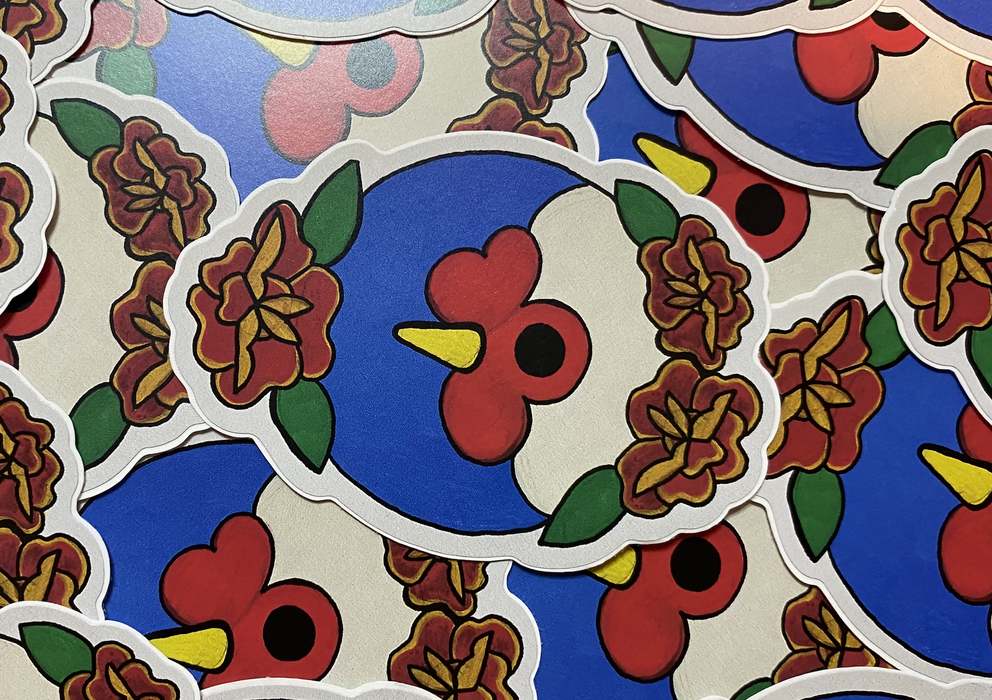 Fundraiser Chicken Sticker