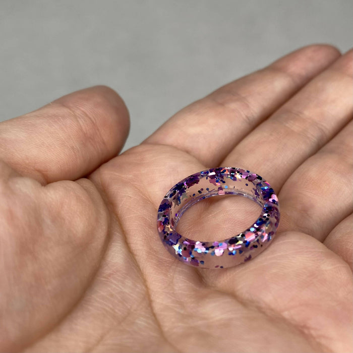 Sparkling Resin Ring | Multiple Color Options