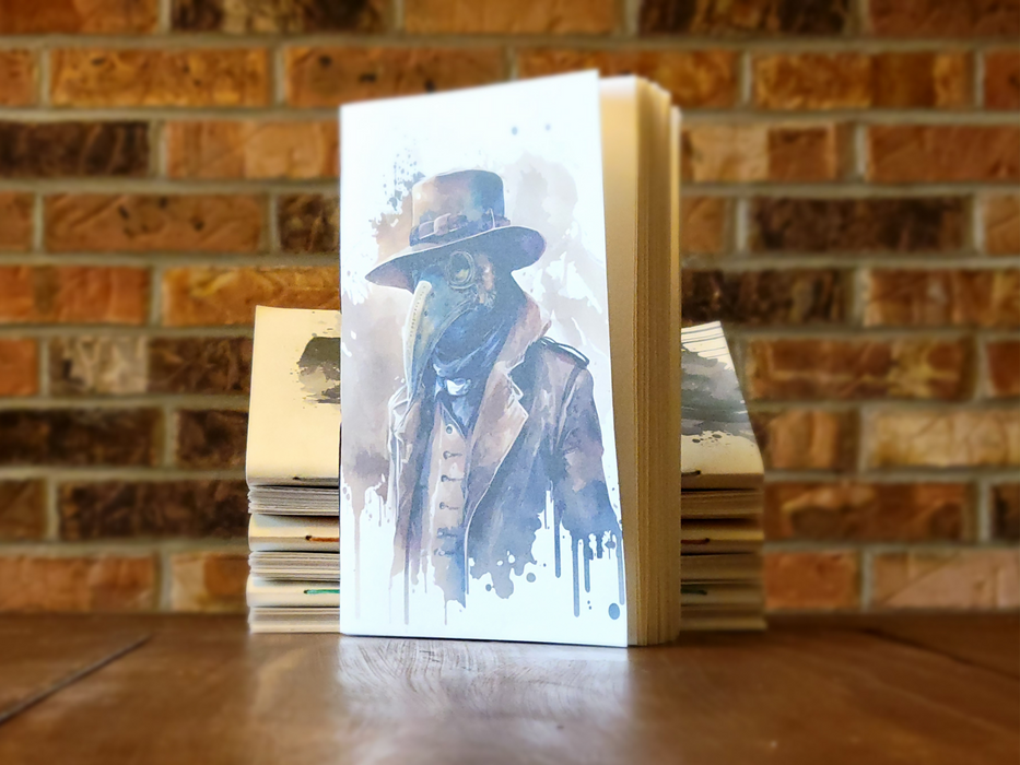 Plague Doctor Soft Cover Mixed Media Sketchbook