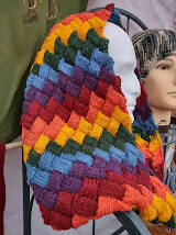 Woven Rainbow Cowl: Custom Order