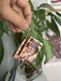 Beautifully handmade and hand sewn sustainable cork earrings featuring queer love stories of 50's inspired queer women.