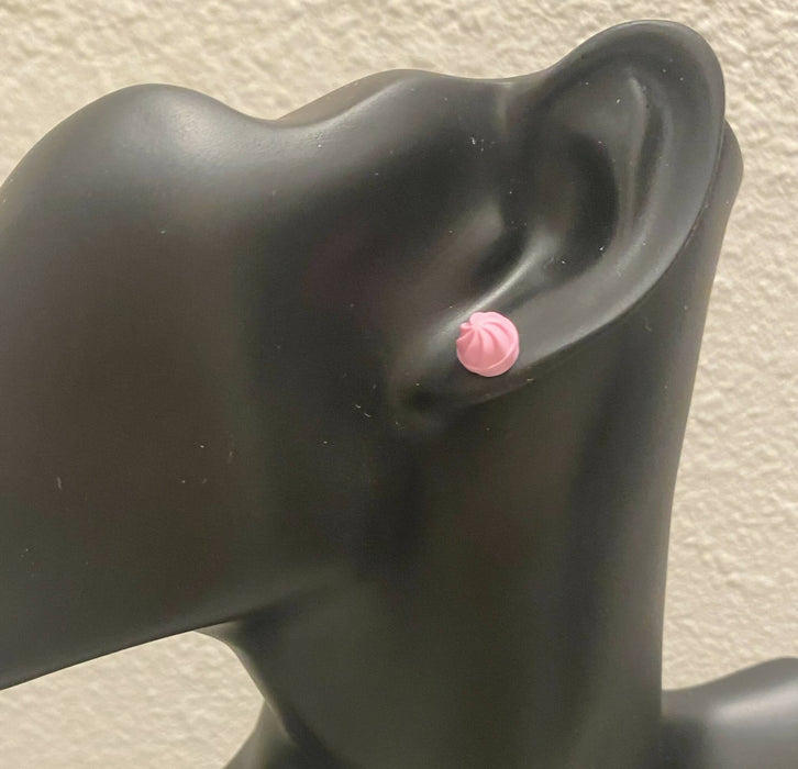 Pink Swirl Earrings