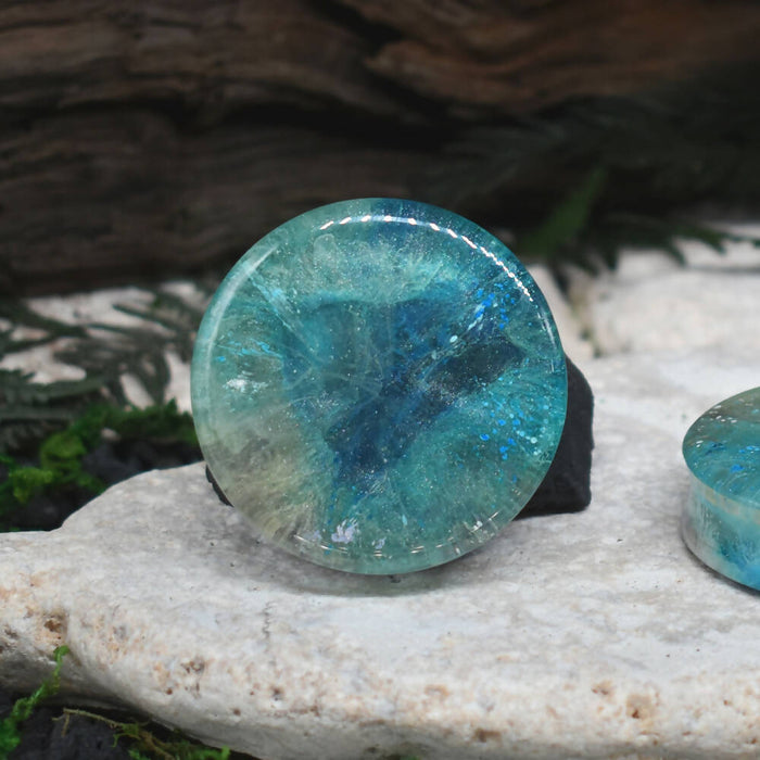Resin Ear Tunnels 44mm | Pair | Ear Plugs | Gauge Earrings | Gauged Plugs #27