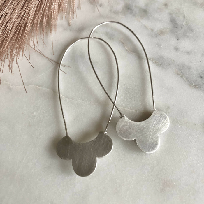 Flora Sterling Silver Earrings