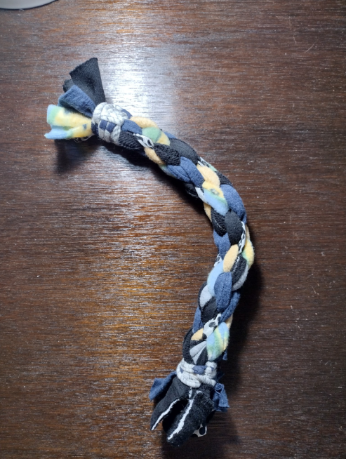 Hand Braided Rope Pet Tug Toys - Short 13-15 inches