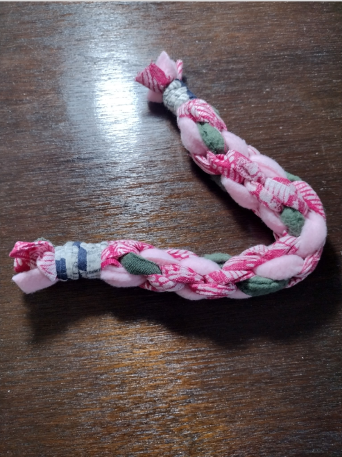 Hand Braided Rope Pet Tug Toys - Short 13-15 inches