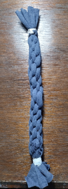 Hand Braided Rope Pet Tug Toys - Short 13-15 inches