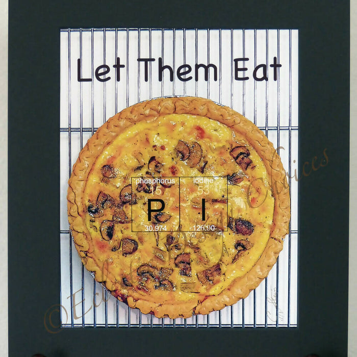 Let them eat pi blk mat wm sq