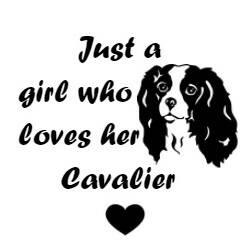 Just a girl who loves her Dachshund- Any dog can be used, Customized on request