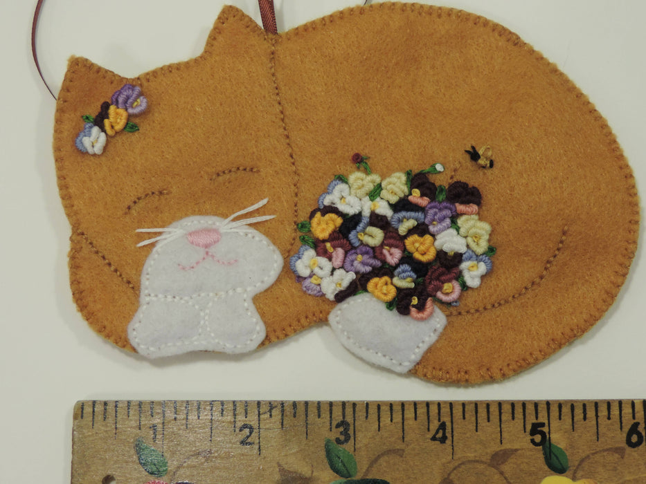 Felt Cat Ornament