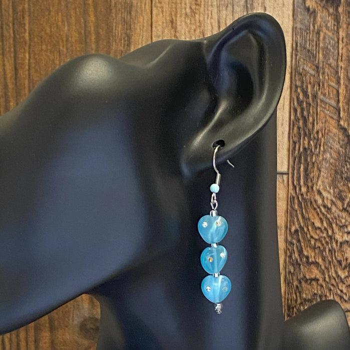 Stacked Heart Earrings - Dents and Dings sale